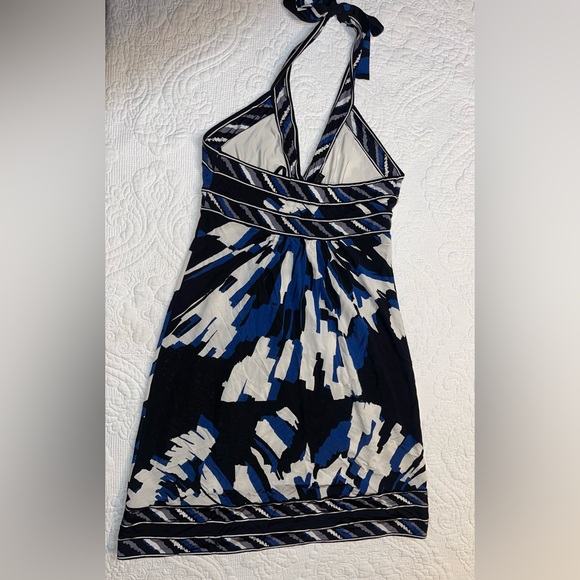 BCBGMaxazria Abstract Halter Dress Size XS - Picture 3 of 7